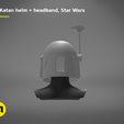 KEYSHOT-SCENA-2020_bokatan_barevne-back.218.png Bo-Katan Helmet and Headband - Starwars