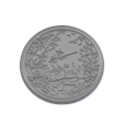 JxhNtG6.png Upland Hunter with Pointer Dog Circular Panel STL