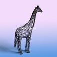 giraffe-5.jpg Giraffe Wire Frame Art - Resin Printing