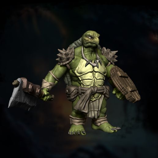 Turtle_02.jpg Tortle warrior dnd