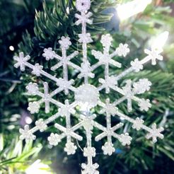 IMG_20171223_231543137.jpg 3D-Datei Schneeflocken-Ornament kostenlos・3D-Drucker-Design zum herunterladen
