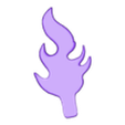 flames1_1.stl Aku - Samurai Jack
