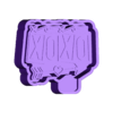 xoxo.stl XOXOFreshie Blank for Molding 3D printer file STL / Mold STL / Housing File