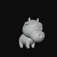 17.png Cartoon Cow for 3D Printing