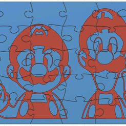Puzzle-Mario-Luigi-1.jpg Puzzle Mario Luigi Jigsaw Puzzle Nintendo