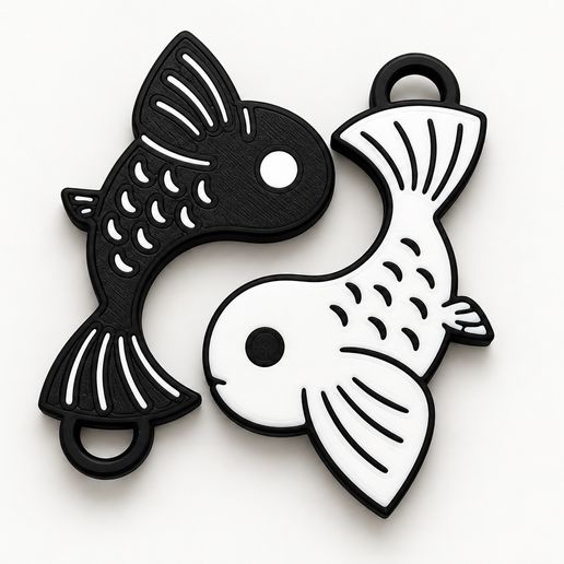 beautiful pendant inspired by koi fish