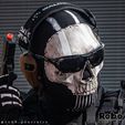 GHOST MASK MW2 SIMON RILEY - CALL OF DUTY - MODERN WARFARE - 3 - WARZONE - COSPLAY