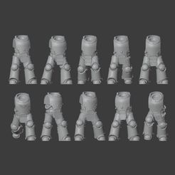 Unbenannt-1.jpg Файл STL 10x поза тела truescale заклепочная броня・3D-печатная модель для загрузки