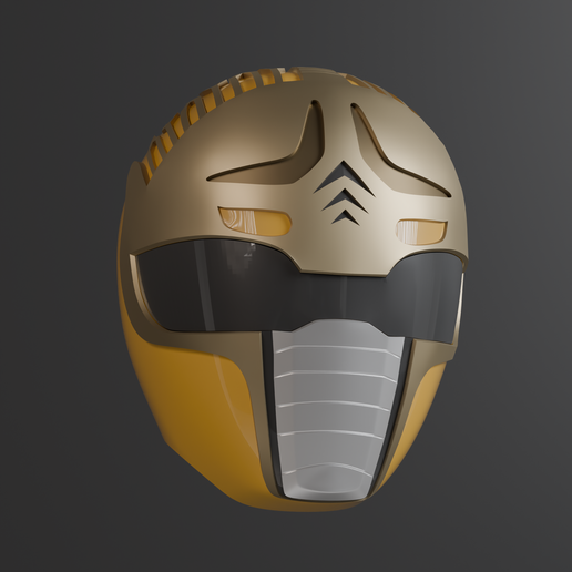 🪖 Kirin Ranger Yellow Helmet – Dairanger Sentai / Power Rangers Custom ...