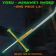 01.jpg Yoru Sword - Mihawk Weapon High Quality - One Piece Live Action