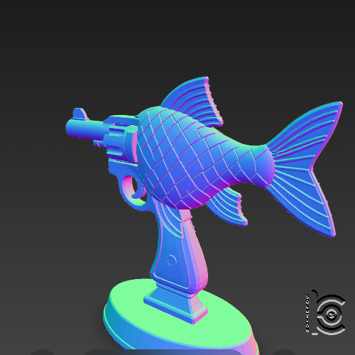 🐠 Fish Revolver - 3D Model for Printing・ STL File for 3D printing・Cults
