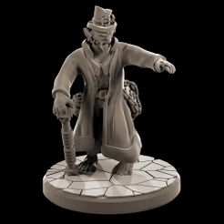 Rich Goblin Ring Leader Render 1 B.jpg Archivo STL gratis Duende líder en ropa fina・Diseño por impresión en 3D para descargar