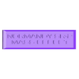template.stl Normandy Nameplate