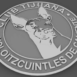 xolos.jpg Free STL file Liga MX - Xolos tijuana - easy print・Object to download and to 3D print