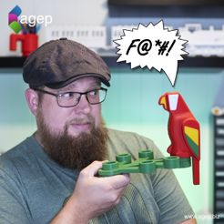 lego_parrot_instagram.jpg Free STL file Human Scale Working LEGO Parrot・3D printable model to download