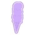 Sladoled 7cm.stl Ice cream - Cookie cutter