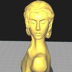 head.jpg STL file womans head・Model to download and 3D print, Yurioo2