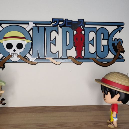 👾 Logo One Piece・ STL File for ・Cults