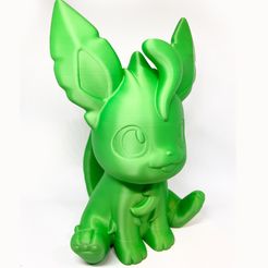 Leafeon04.jpeg STL file POKEMON - LEAFEON (EASY PRINT NO SUPPORT)・3D printable model to download