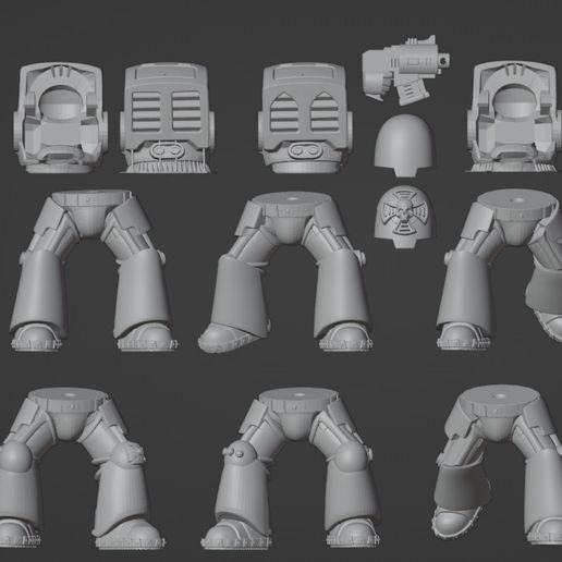 Rubicon Heavy Infantry Conversion Kit (no icons)