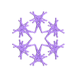 Snowflake Small 094.stl 100 Snowflakes