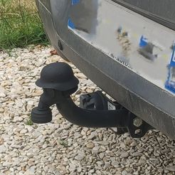 Deutsche Gasmasken-Kupplungskappe für Anhänger