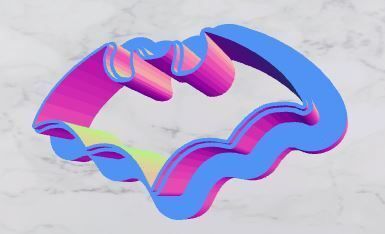 Bat-2-Shape.jpg 14 Total Halloween Ghost and Bat Polymer Clay Cutters for Jewelry and Crafts, Imprint