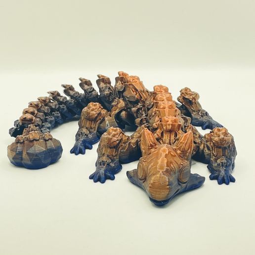 👶 Baby Favorite Dragon - ARTICULATED TOY - PRINT IN PLACE - NO SUPPORTS ...