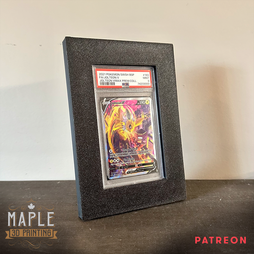 🖼️ Trading Card Display Frame・ 3D File for ・Cults