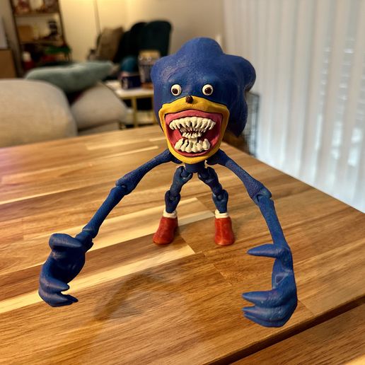 🎨 SHIN SONIC・3D Print with the Bambu P1S 3D printer・Cults
