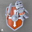 5.jpg Warrior Knight Set | Print In Place | Flexi