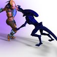 p_00000.jpg Xenomorph Alien VS Predator Statuette