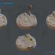 40-3d_titre.png Stylized forest bases : 40mm