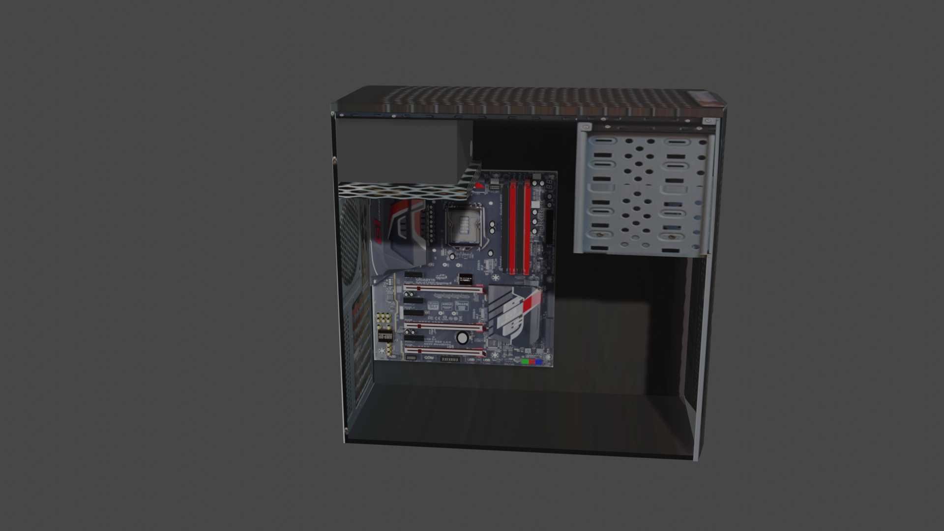 OBJ file pc (basic cabinet only)・3D printing design to download・Cults