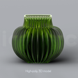 E_9_Renders_0.png Niedwica Vase E_9 | 3D printing vase | 3D model | STL files | Home decor | 3D vases | Modern vases | Floor vase | 3D printing | vase mode | STL