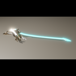 11111.png Aquila Favonia Sword -- Genshin Impact -- Splited Print Ready