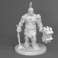 10.jpg Бесплатный 3D файл Hulk Gladiator 3D Model For Print・План 3D-печати для скачивания