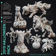 Halloween-pack.jpg Halloween Pack - 7 Model Value Pack - Pre Supported - 32mm scale