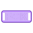 Schuh Clip FCK.stl Shoe Clip FCK, Shoelace Clip