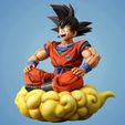 1.jpg Бесплатный STL файл Dragon Ball Goku・Объект для скачивания и 3D печати