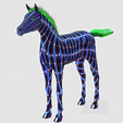 10.png HORSE - DOWNLOAD American Quarter horse 3d model - animated for blender-fbx-unity-maya-unreal-c4d-3ds max - 3D printing HORSE FANTASY HORSE