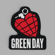 tinker.png Green Day - American Idiot - Logo Heart Pomegranate Wall Picture