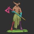 Zbrush-SS-6.jpg Archivo 3D Hombre lobo con cuernos・Diseño de impresora 3D para descargar
