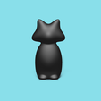 Cod1380-CatStatue-1.jpg Archivo 3D Estatua de gato・Plan de impresión en 3D para descargar