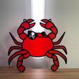 IMG_5523.jpeg Pirate Crab – Stained Glass Style Snap-Fit