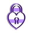 candado.stl VALENTINE'S DAY CUTTER - HEART LOCK