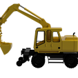 1604ZW_1.png 1604ZW road rail excavator HO 1:87 scale
