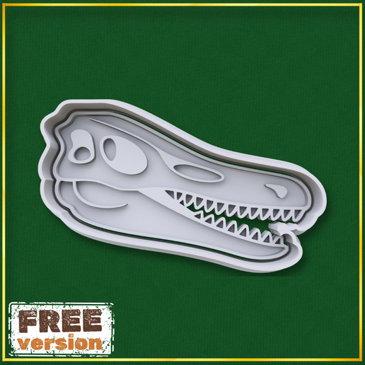 Dinosaur Fossil Cookie Cutter