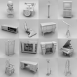 4f06cc67a8bddfdcaa9d538384843cf3_original.png Large Collection of home Interior pieces - retro