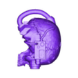 Skull Right.stl Servitor Kafatası Şerit Metre